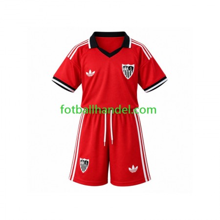 Barn Fotballdrakter FC Sevilla Hjemme Retro 2026-27 Kortermet